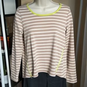 Anthropologie Long Sleeve Striped Top